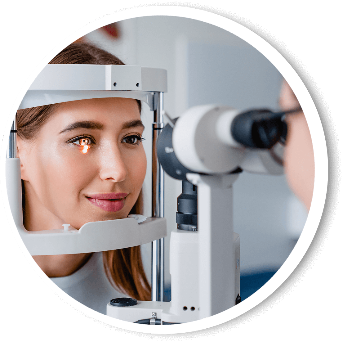 eye_exams woman getting an eye exam
